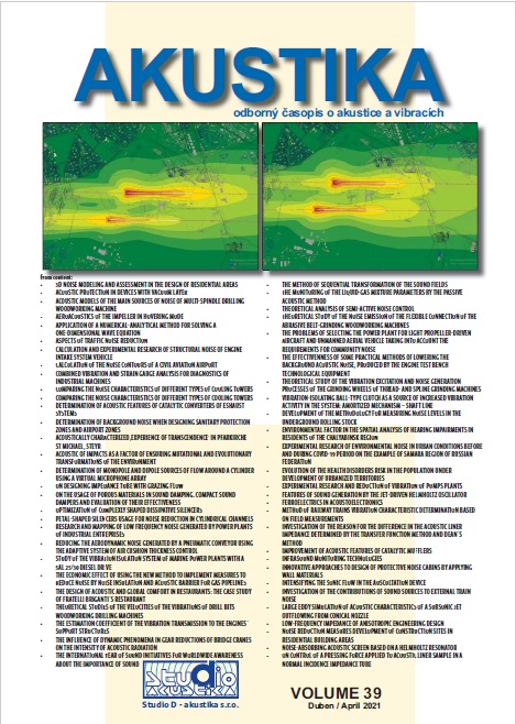 					Náhled Vol 39 No 39 (2021): Akustika
				